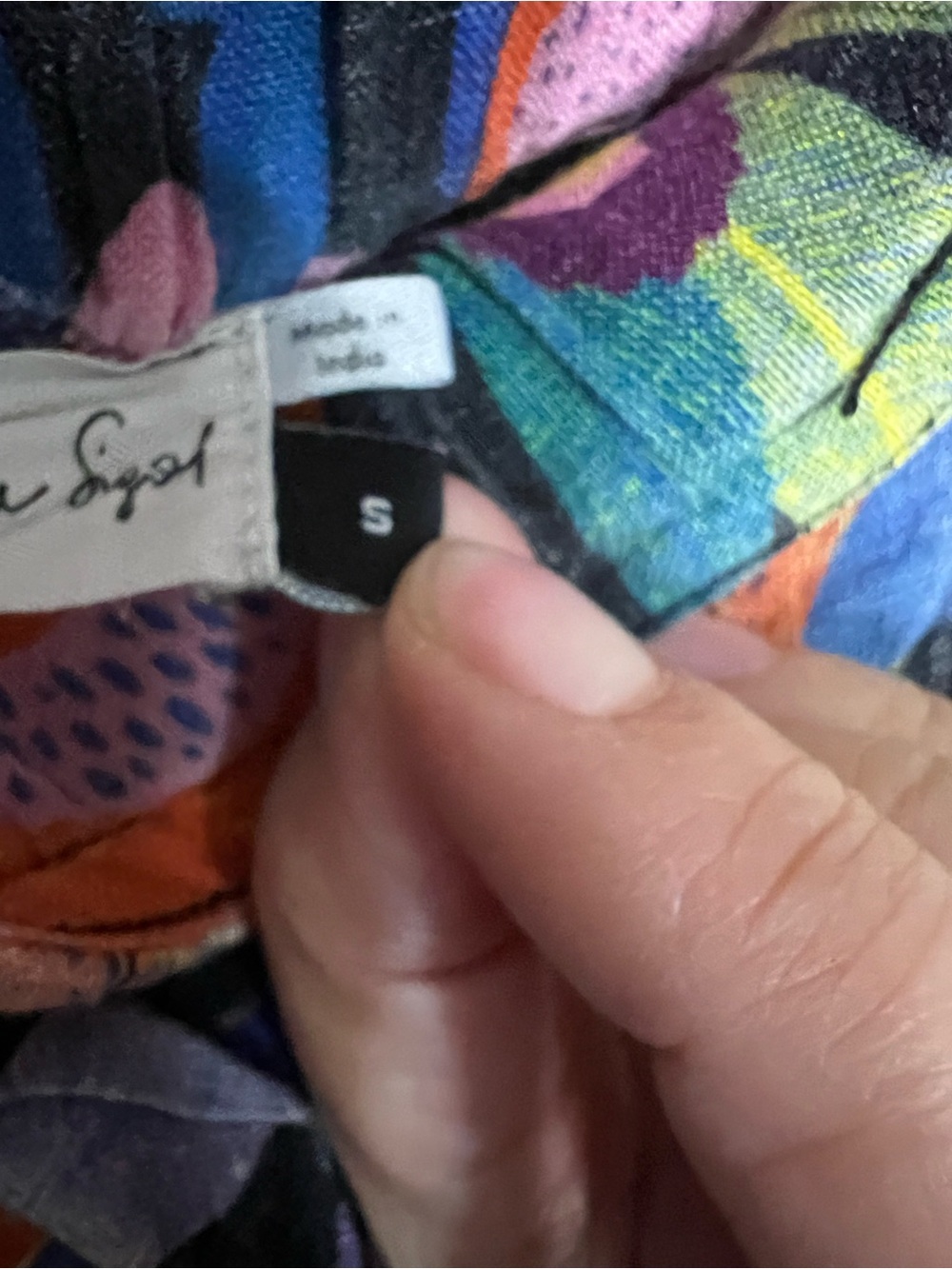 Anthropologie X Orane Sigal Fruit Medley High Rise Paper Bag Linen Blend Shorts - Picture 8 of 10